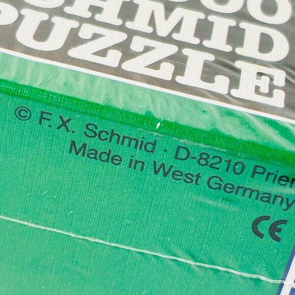 Vintage FX Schmid Flower Basket 1000 Pc Puzzle Made in Germany NEW Sealed 1983 - Picture 5 of 7